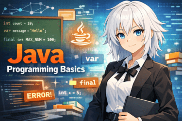 Javaの変数とは？宣言・型・スコープ・var・finalまで完全解説【初心者向け】